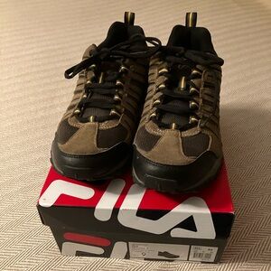 Fila Mens Travail 2 Brown trail running shoes